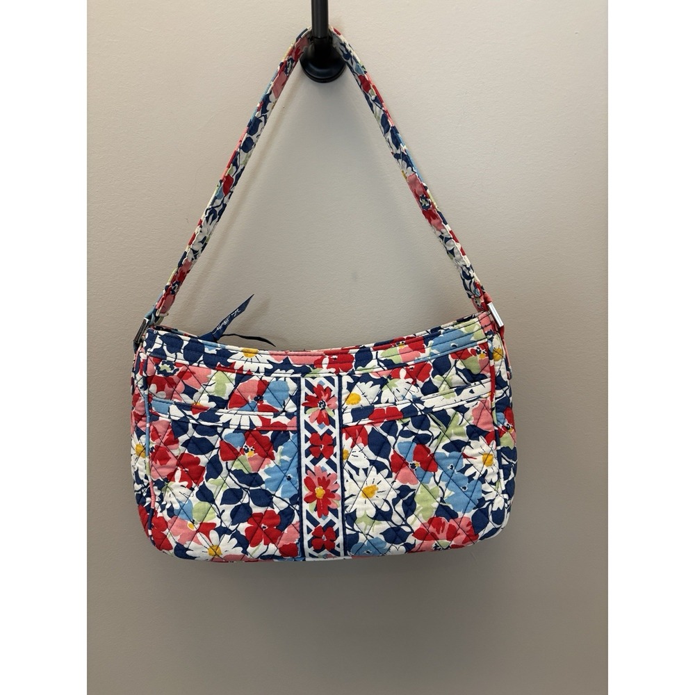 Floral Quilted Shoulder Bag